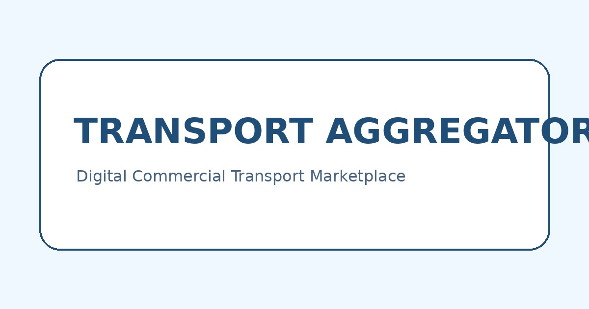 Transport Aggregator